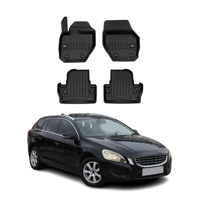 Tapis de Sol pour Volvo V60 2014-2018 TPE Noir