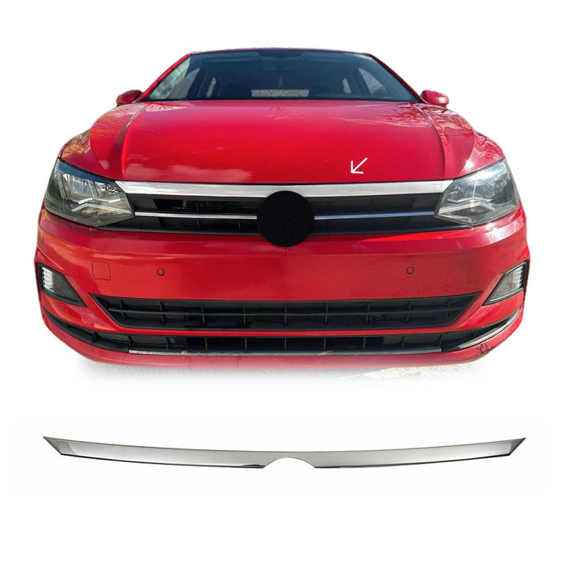Moulure de Grille de Calandre pour VW Polo VI 2017-2021 Chromé