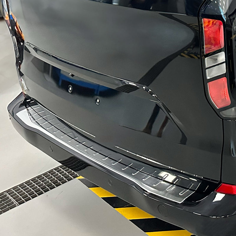 Protection seuil de pare-chocs arriére pour VW Transporter T7 2024-25 Acier inox