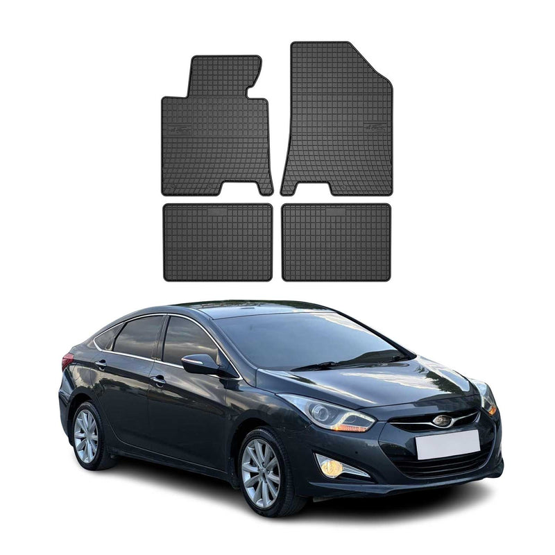 Tapis de Sol pour Hyundai i40 2011-2019 Caoutchouc Noir