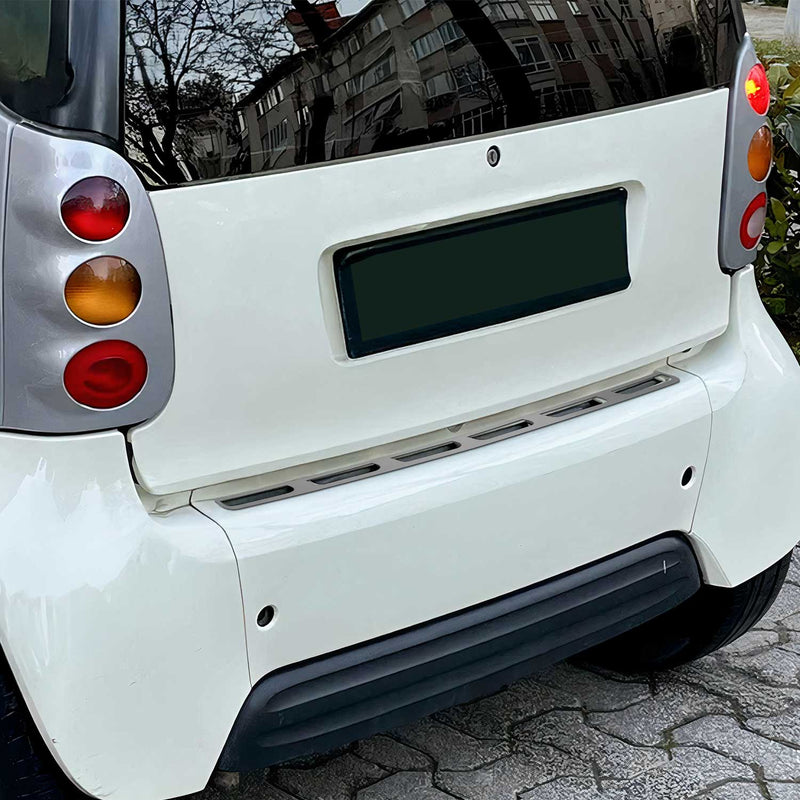 Protection Seuil de Pare-chocs Arriére pour Smart W450 1998-2007 Acier Inox