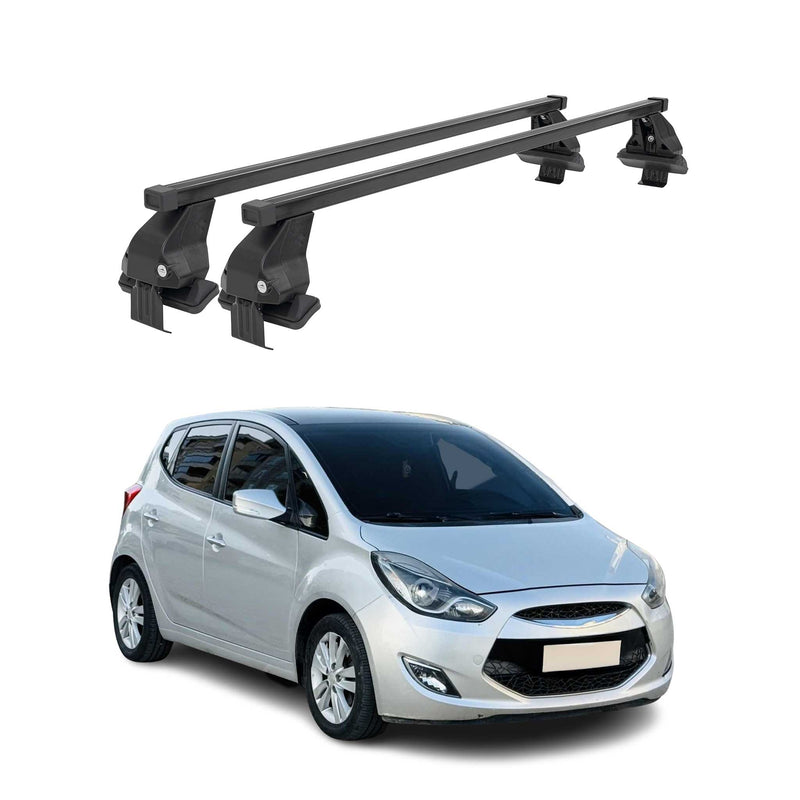 Barres Transversales Menabo pour Hyundai ix20 2010-2015 Noir