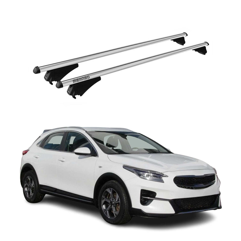 Tiger Barres de toit transversales pour Kia X-Ceed 2019-2025 Gris