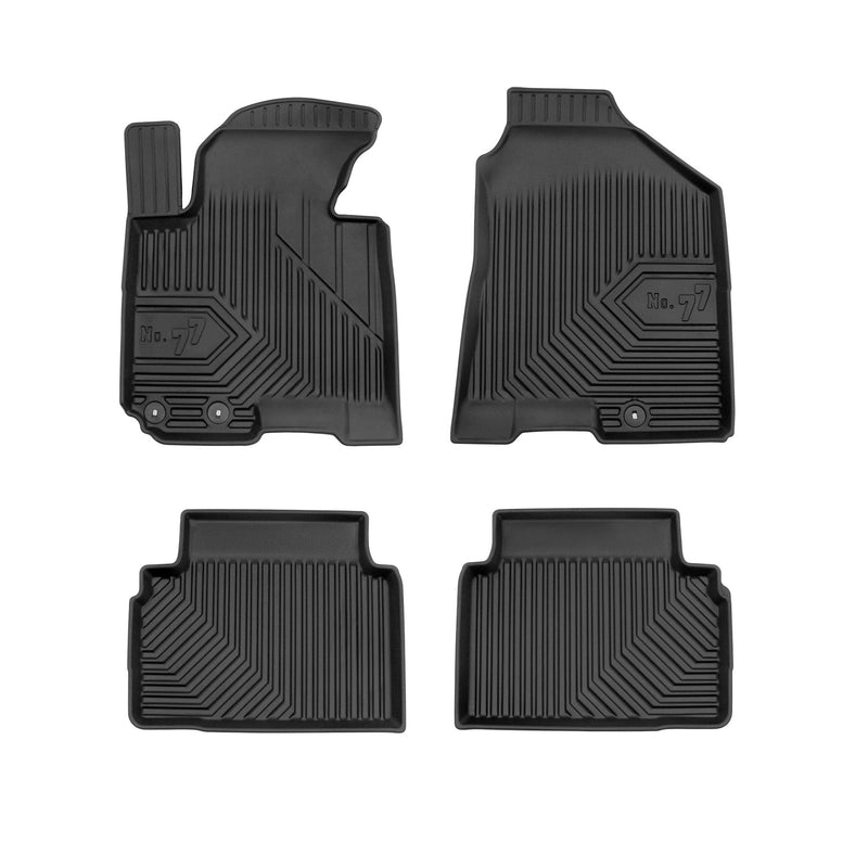 Tapis de Sol de Voiture pour Hyundai ix35 I 2009-2015 TPE Imperméable Noir 3Pcs