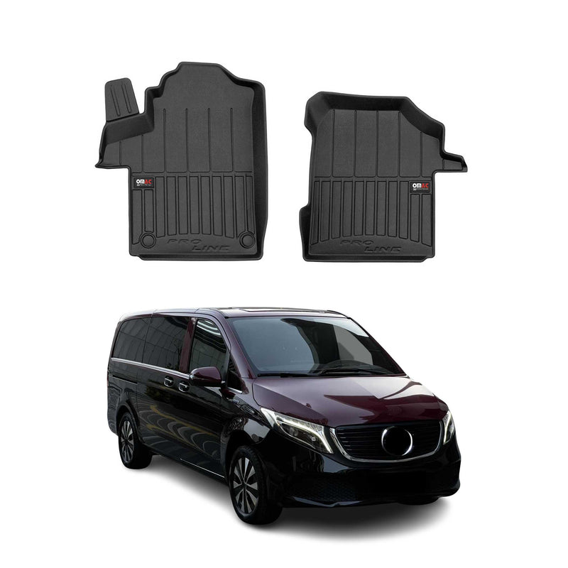 Tapis de Sol pour Mercedes Vito W447 2020-2025 Caoutchouc TPE Noir