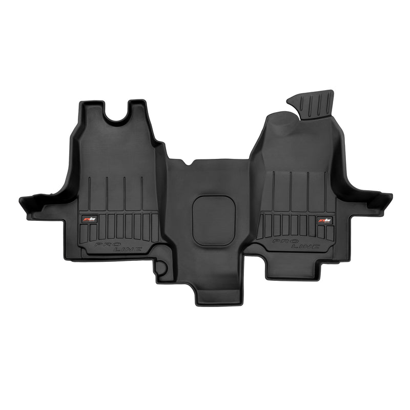 OMAC Tapis de sol en caoutchouc pour Ford Transit V 2000-2013 Noir Premium