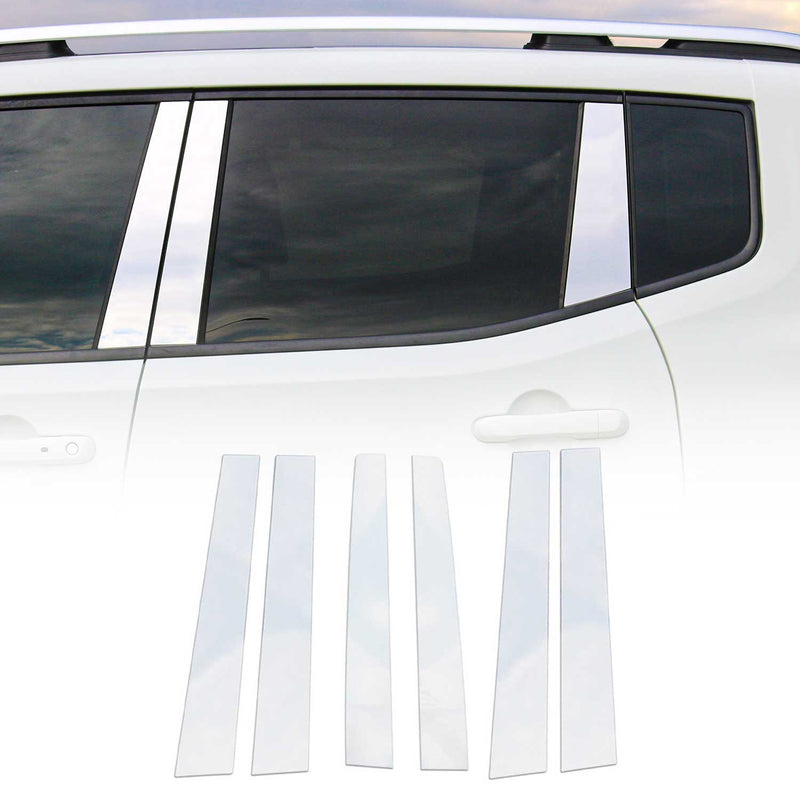 Couverture Garniture de pilier B pour Ssangyong Grand Musso 2018-2021 inox 6Pcs