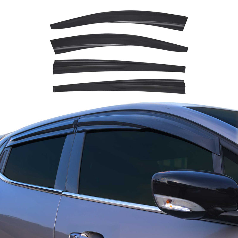 Déflecteurs De Vent Pluie D'air pour Dacia Sandero 2012-2020 Acrylique 4 Pcs