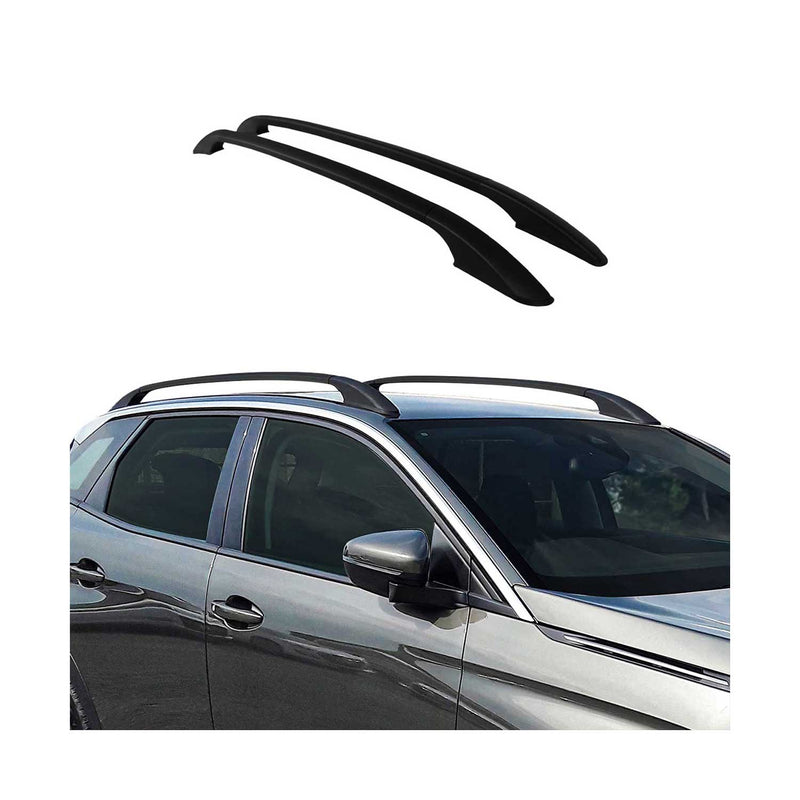 Barres de toit longitudinales pour Ford Kuga 2012-2019 Aluminium Noir