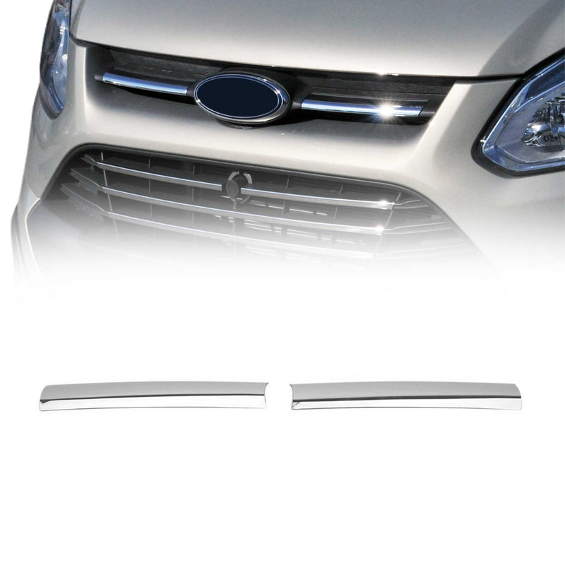 Moulure de Grille de Calandre pour Ford Transit Custom 2012-2017 Chromé 2Pcs