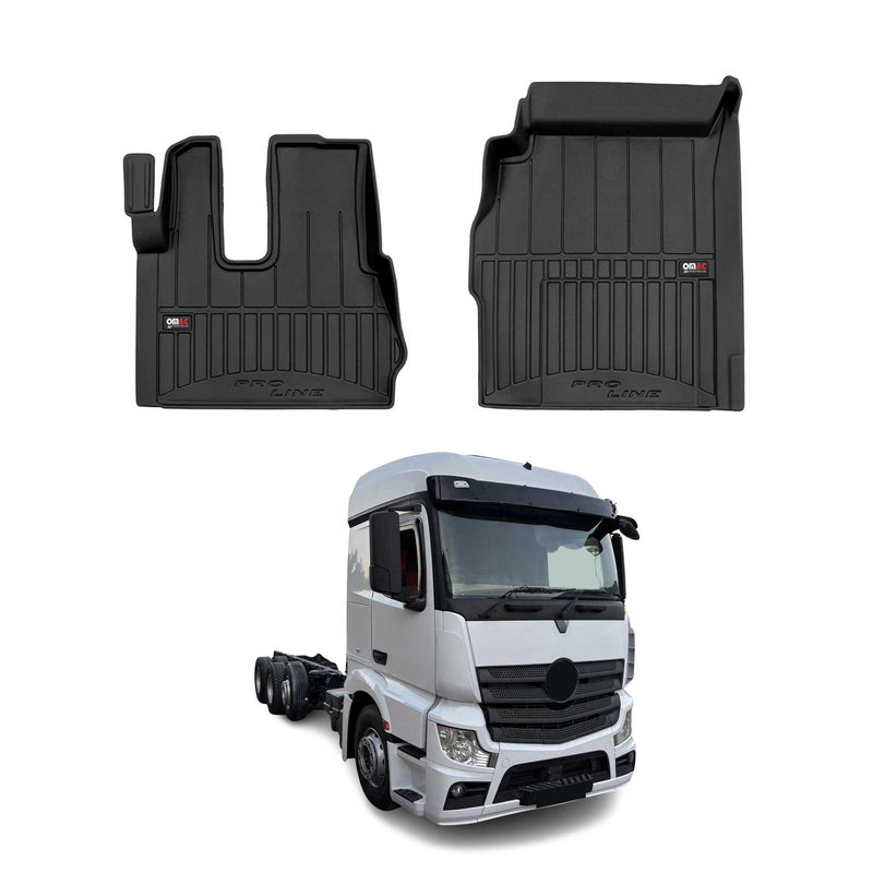 Tapis de Sol pour Mercedes Actros 2011-2019 TPE Noir