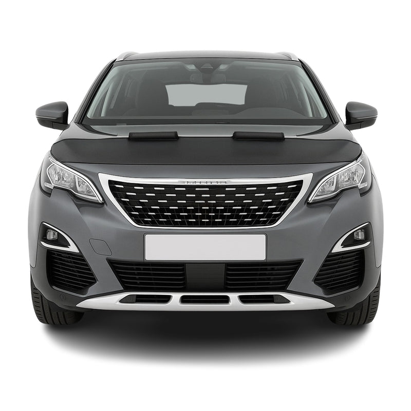 Protège Capot pour Peugeot 3008 2016-2025 Masque de voiture vinyle Noir