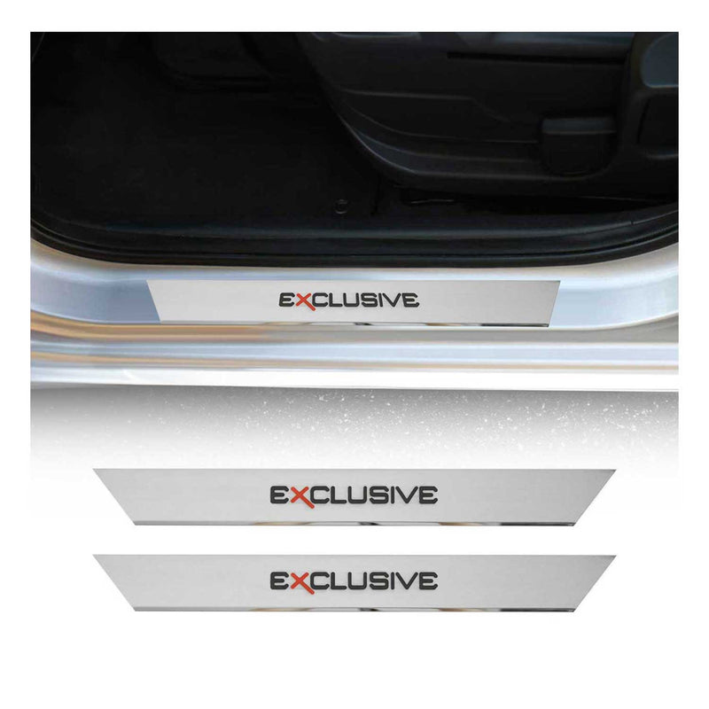 Protection Seuils de portes pour Alfa Romeo 156 147 2000-2010 inox Exclusive 2x