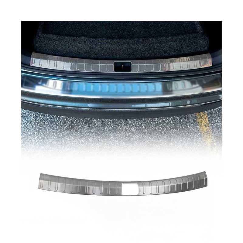 Protection Seuil de Coffre Pour VW Tiguan Allspace 2016-2024 Acier Inoxy Brossé