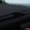 Barres de toit longitudinales pour Fiat Doblo 2010-2021 Long L2 Aluminium Noir
