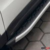 Marchepieds Latéraux pour Nissan Pathfinder 2005-2012 inox Brillant Argent Noir