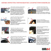 Déflecteur de Capot Protection pour Audi Q7 2006-2015 en Acrylique Noir