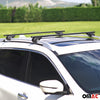 Barres de toit Transversales pour Fiat Stilo Multiwagon 2002-2008 Fer Noir