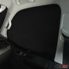 Rideaux pare-soleil magnétique pour VW T4 Transporter 1990-2003 Gris-Noir Tissu