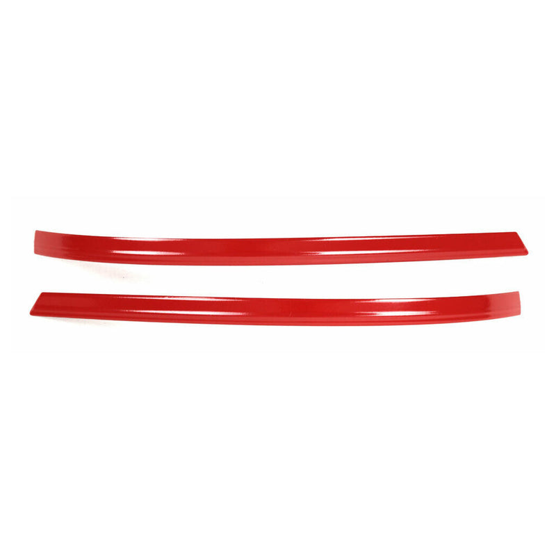 Garnitures de Coques de Rétroviseurs pour VW T5 2009-15 Inox Acier Rouge