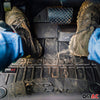 OMAC Tapis de sol en caoutchouc pour Jeep Compass 2017-2024 Noir Premium