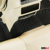 Tapis de Sol Antidérapants pour Audi A2 en Caoutchouc Noir 4 Pcs