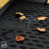 OMAC Tapis de sol pour Toyota Hilux 2015-2024 sur mesure en caoutchouc Noir