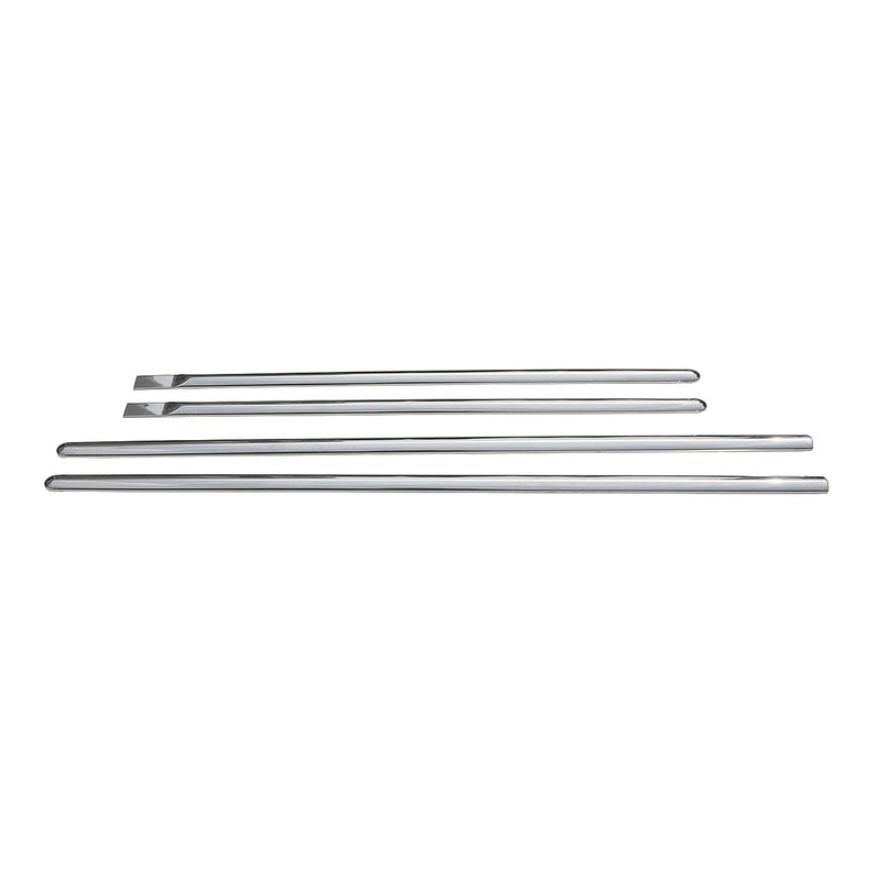 Garniture Baguette de porte latérale pour Dacia Lodgy en acier inoxydable 4Pcs