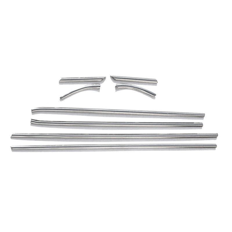 Baguettes pour contour Latérales pour Seat Leon 2005-2012 en acier inox chrome