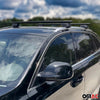 Barres de toit Transversales pour Dacia Lodgy 2012-2024 Aluminium Noir TÜV ABE