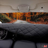 Rideaux pare-soleil d'isolation pour VW Caddy 2003-2015 Noir Tissu