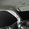 Rideaux pare-soleil magnétique pour Renault Master 2010-2024 Gris-Noir Tissu