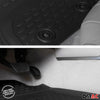 OMAC Tapis de sol pour Ford Transit 2014-2024 en caoutchouc Noir
