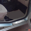 Couverture De Seuil De Porte pour Ford Fusion 2002-2012 Inox Chromé 4x