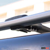 Barres de toit transversales pour Opel Vivaro 2014-2024 Aluminium Noir 3Pcs