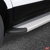 Marchepieds Latéraux pédale pour VW Amarok 2010-2024 Aluminium Argent 2Pcs