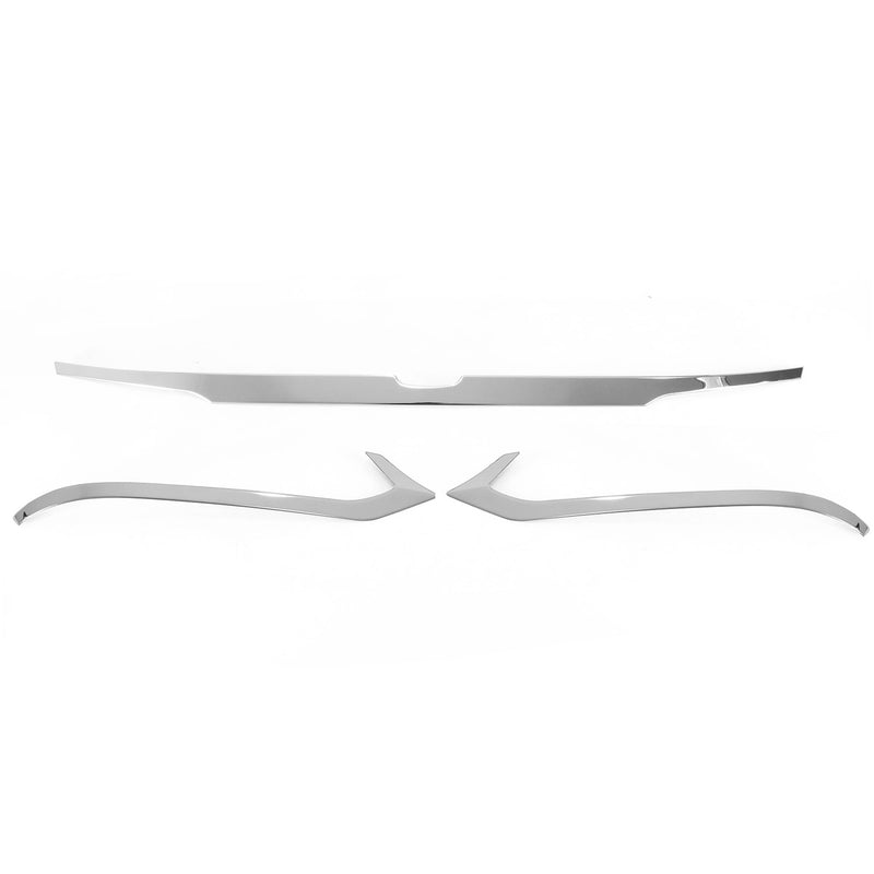 Baguettes de garniture arrière pour Honda City 2021-2025 3Pcs Silver