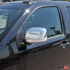 Coques de Rétroviseurs pour Nissan Pathfinder III 2005-2012 Acier Chromé Argent