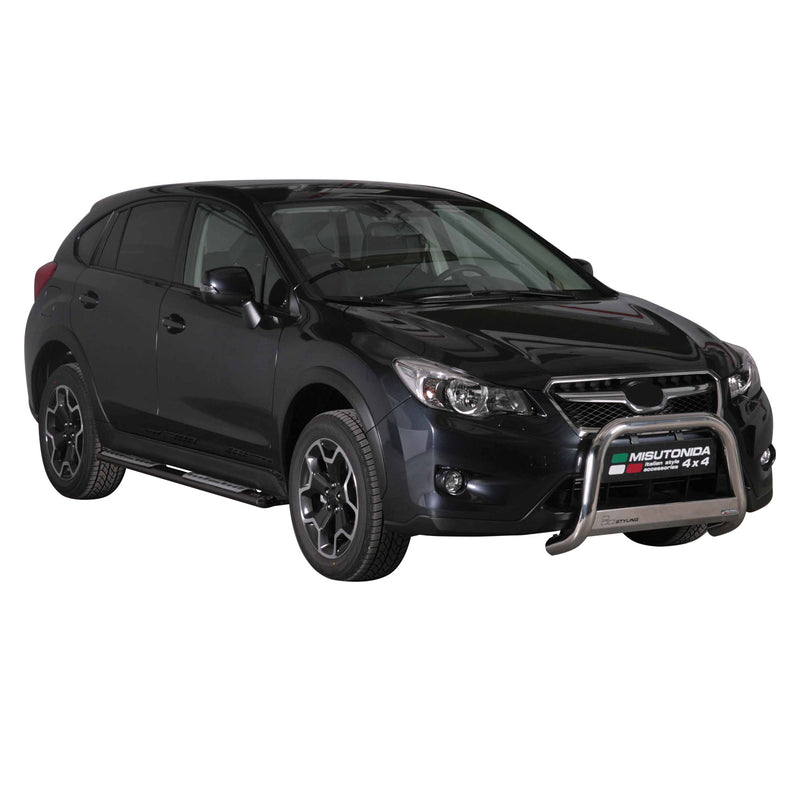 Marchepieds Latéraux pour Subaru XV 2012-2025 Acier Inoxydable Noir