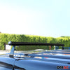 Barres de toit transversales pour Fiat Doblo 2010-2021 Aluminium Noir 3x