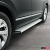 Marchepieds Latéraux pour Nissan Terrano 2012-2020 Aluminium Argent 2Pcs