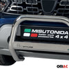 Pare-buffle Avant pour Dacia Duster 2020-2024 63mm en Acier Inoxydable Argent