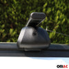 Barres de toit Transversales pour Opel Mokka 2012-2015 Fer Noir TÜV ABE