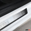 Couverture de Seuil de porte pour Ford S-Max acier chromé 4 Pcs