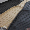 Tapis de sol pour Citroen Jumper 2006-2024 3D Noir 2x 1ère rangée caoutchouc TPE