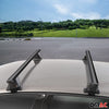 Menabo Barres de toit Transversales pour Nissan Note 2004-2012 Alu Noir 2x TUV
