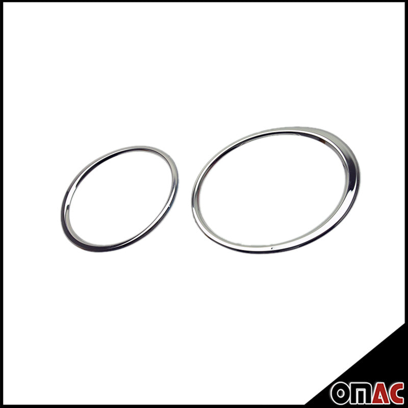 Cadre Phare Antibrouillard pour Nissan Juke 2014+ en acier inox Chromé