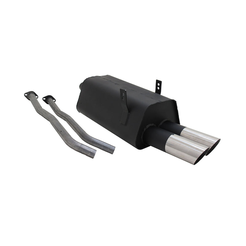 Échappement arrière sport Novus pour BMW 3er E36 325i 2x76mm MS-Design avec ABE