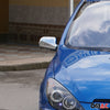 Coques de Rétroviseurs pour Peugeot 407 2004-2010 en Acier Chromé Argent