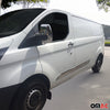 Garniture Baguette de porte latérale pour Ford Transit Custom 2012-2021 inox 5x